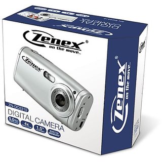 Buy Zenex ZN-DC5310 5MP Digital Camera with 4x Digital Zoom (White ...