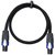 Gls Audio 3 Feet Speaker Cable 12Awg Patch Cords - Black