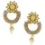 Anuradha Art White Colored Chandbali Earrings For Women