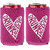 Magideal Funny Drunk In Love Heart Beer Can Koozie Coozie Cooler Holder Gift 2Pcspink