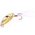 Magideal Metal Catfish Bass Bait Hooks Tackle Simulation Fishing Lure Gold Color