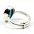 Beautiful 7.25 Ratti Natural Turquiose Adjustable Sterling Silver Ring For Men  Women HR365