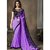 devaram dharmaram chaudhary Purple  Georgette  Printed Saree With Blouse