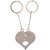 PARRK Beautiful Kissing Heart Magnet Keychain Pack of 2