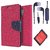 Micromax Canvas Juice 3 Q392  Credit Card Slots Mercury Diary Wallet Flip Cover Case