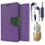 HTC Desire 620  Credit Card Slots Mercury Diary Wallet Flip Cover Case