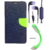Samsung Galaxy Core Plus SM-G350  Credit Card Slots Mercury Diary Wallet Flip Cover Case