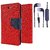 Micromax A102 Canvas Doodle 3  NEW FANCY DIARY FLIP CASE BACK COVER