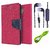 Reliance Lyf Flame 2  NEW FANCY DIARY FLIP CASE BACK COVER