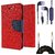 Reliance Lyf Flame 1  NEW FANCY DIARY FLIP CASE BACK COVER