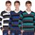 VSI - Combo Of 3 Striped V-Neck Sweaters-sv121