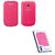 SAMSUNG GALAXY S DUOS/TREND DUOS S7562/ S DUOS 2 GT-S 7582 FLIP COVER - PINK+screenguard