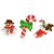Lucks Dec-Ons Molded Sugar/Cup-Cake Topper, Merry Minis, 1 - 1 1/4 Inch, 12 Count