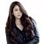 Women's Long Curly Synthetic Hair Cosplay Wig with Wig Cap (Dark Brown)