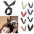 Voberry Pretty Cute 8pcs /lot Different Colors Rabbit Bunny Ear Girl Hair Headband Scarf DIY Wire Band Bow Head Wrap Assorted Colors