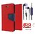 NEW FANCY DIARY FLIP CASE BACK COVER FOR Micromax Canvas Colours A120