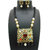 My Design Ethnic Gold Plated Nav Grah Pearl Mala Minakari Necklace Set For Women And Girls