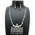 My Design Antique Silver Plated Long Necklace Set For Women And Girls