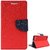 Fancy Artificial Leather Flip Cover For Oppo F1s (RED)