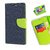 FANCY WALLET DIARY WITH STAND VIEW FLIP COVER For  Samsung Galaxy S6  (Blue)