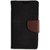 New Mercury Goospery Fancy Diary Wallet Flip Case Back Cover for  Lenovo A6000  (Brown)