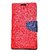 New Mercury Goospery Fancy Diary Wallet Flip Case Back Cover for  Apple IPhone 5c  (Red)