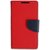 New Mercury Goospery Fancy Diary Wallet Flip Case Back Cover for  LENOVO S850  (Red)