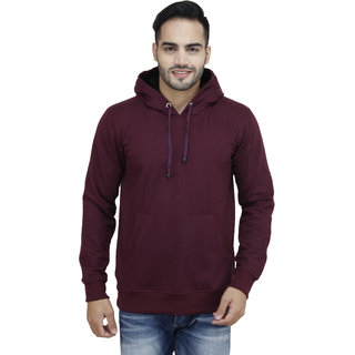 Buy Multicolor Long Sleeve Hooded Sweatshirt For Men Online @ ₹599 from ...