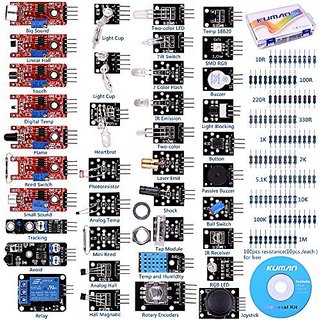 How to Arduino Kuman 37 Sensor Module The Starter Kit Robot Projects ...