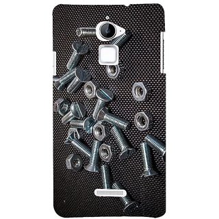 Fuson Designer Phone Back Case Cover Coolpad Note 3 Lite :: Coolpad Note 3 Lite Dual SIM ( Nuts And Bolts On Display )