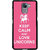 Fuson Designer Back Cover For Huawei Honor 7 (Keep Calm Be Quiet Be Cool Love Unicorn Girly)