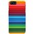 Fuson Designer Phone Back Case Cover Apple IPhone 7 Plus ( Colorful Bands Put Together )