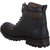 Men's Black TPR Sole Synthetic Lace-up casual Boots by Woakers