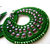 earring handmade crochet earing	dark green