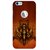 Fuson Designer Phone Back Case Cover Apple iPhone 6S (Logo View Window Case) ( Sketch Of Lord Ganesha )
