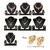 Shital Jewellery Gold Plated Traditional/Ethnic Combo of 7 Necklace Sets  Free 1 pair of Kada For Women
