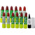 ADS Green Tea Waterproof  Shine Lipstick Pack of 12 And Free Kajal-G