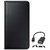 Flip cover For Lava A67 (BLACK) With Micro Otg Cable-Color May Vary