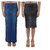 Denim Printed Ankle Length N Knee Length Skirt Combo Pack Size 26-32Inches Waist