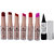 ADS Cinema Beauty Glossy  Shine Forever Lipstick Pack of 6 And  Free Kajal-GPTGP-B1