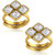 Spargz Gold Plated Alloy AD Stone Antique Look Toe Rings For Women AITOE005