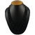 Aradhya Five Layer Black Real Onyx Stone Necklace for Women and Girls