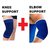 Combo of Knee Cap- Pack of 2 &  Elbow Support Pack of 2 / GYM CODEpF-6142