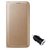 Flip cover For Lava A67 (GOLD)  With CAR ADAPTER-Color May Vary