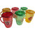 Pack of 6 Plastic Mugs With Lids