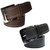 Wholesomdeal Black & Brown & Multicolor PU Belt For Mens
