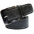 Wholesomdeal Black & Brown & Multicolor PU Belt For Mens
