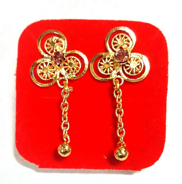 City gold clearance earring design