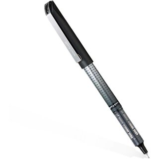 Uni-Ball Eye Needle UB-185S - Confezione 6 Penne A Inchiostro Gel Rosso, Punta 0,5 Mm