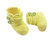 Baby Booties Handmade Crochet Baby Shoes  light  yellow